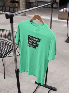 Font Choice Women Half Sleeves T-shirt- KidsFashionVilla