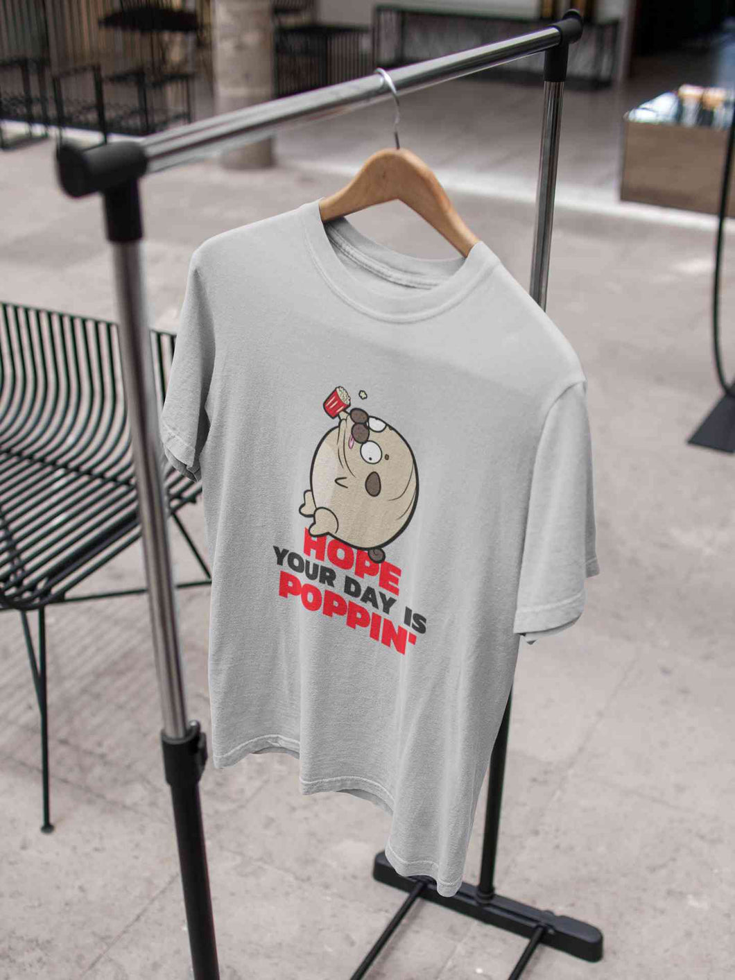 Hope Your Day Is Popin Funny Mens Half Sleeves T-shirt- KidsFashionVilla