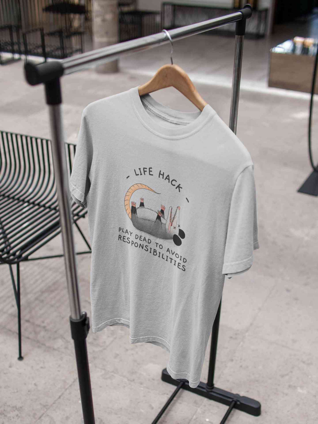 Life Hack Funny Mens Half Sleeves T-shirt- KidsFashionVilla