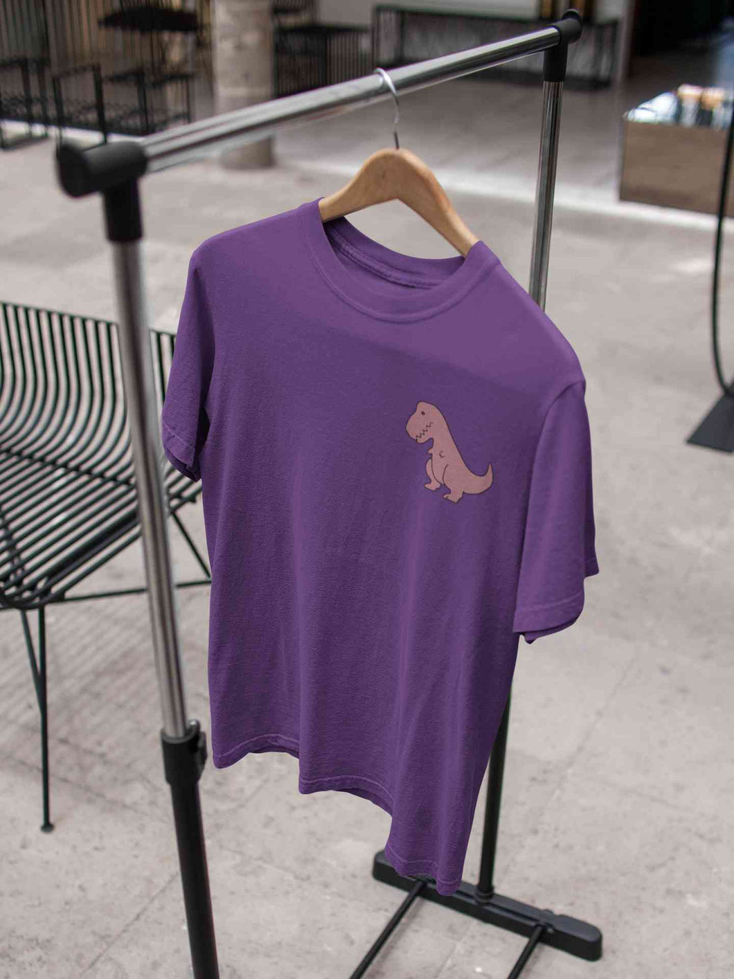 T-Rex Pocket Women Half Sleeves T-shirt- KidsFashionVilla