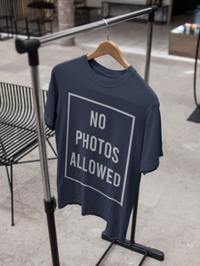 No Photos Allowed Shushant Singh Rajput Celebrity T-shirt- KidsFashionVilla