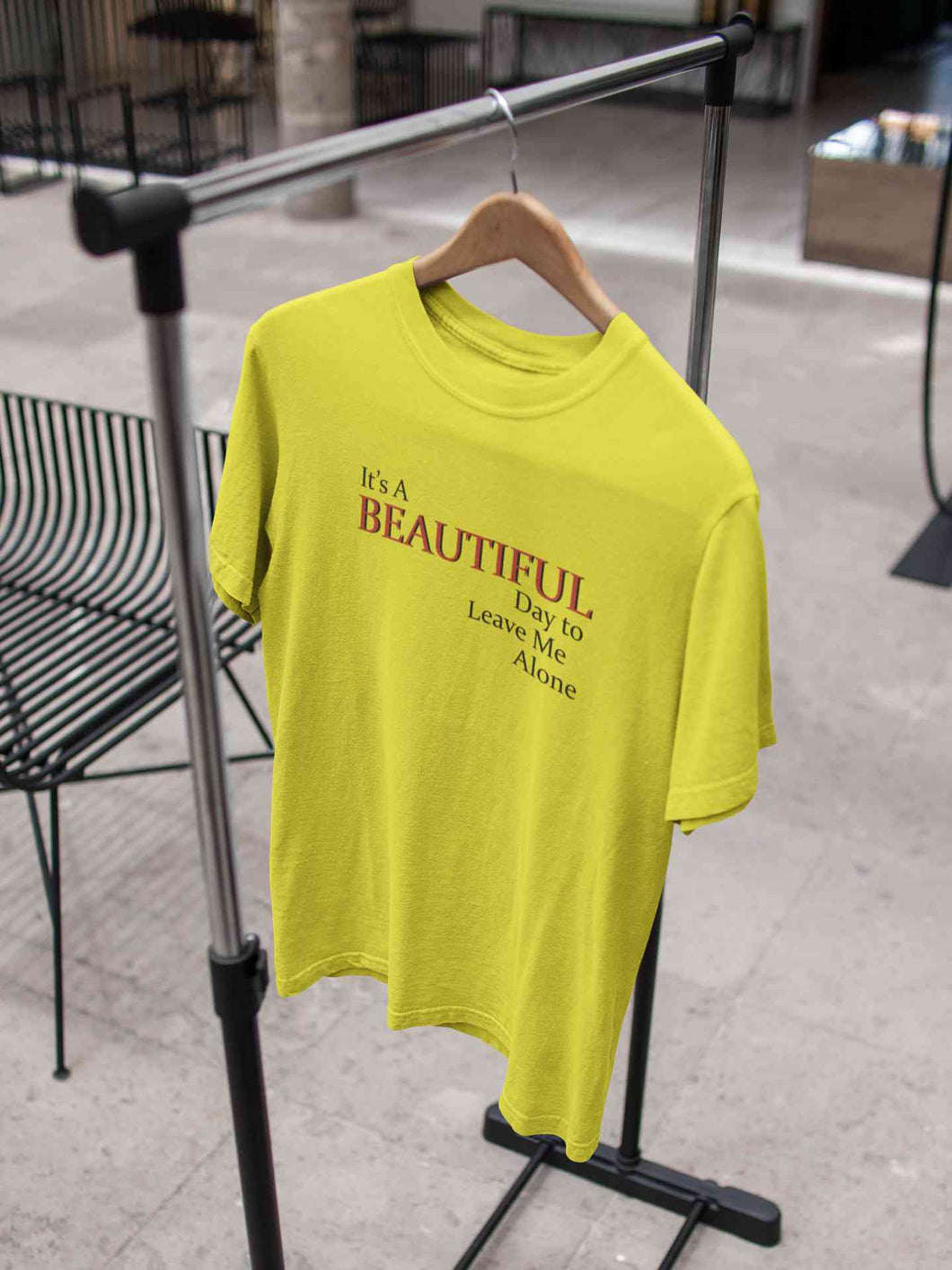 It Is A Beautiful Day To Leave Me Alone Women Half Sleeves T-shirt- KidsFashionVilla