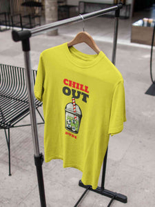 Chill Out Dude Women Half Sleeves T-shirt- KidsFashionVilla
