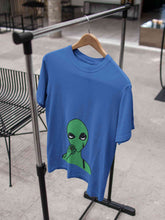 Load image into Gallery viewer, Alien Smoking Women Half Sleeves T-shirt- KidsFashionVilla
