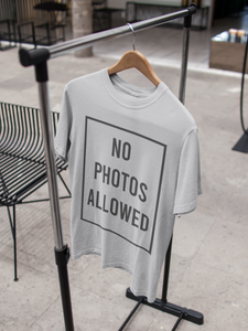 No Photos Allowed Shushant Singh Rajput Celebrity T-shirt- KidsFashionVilla
