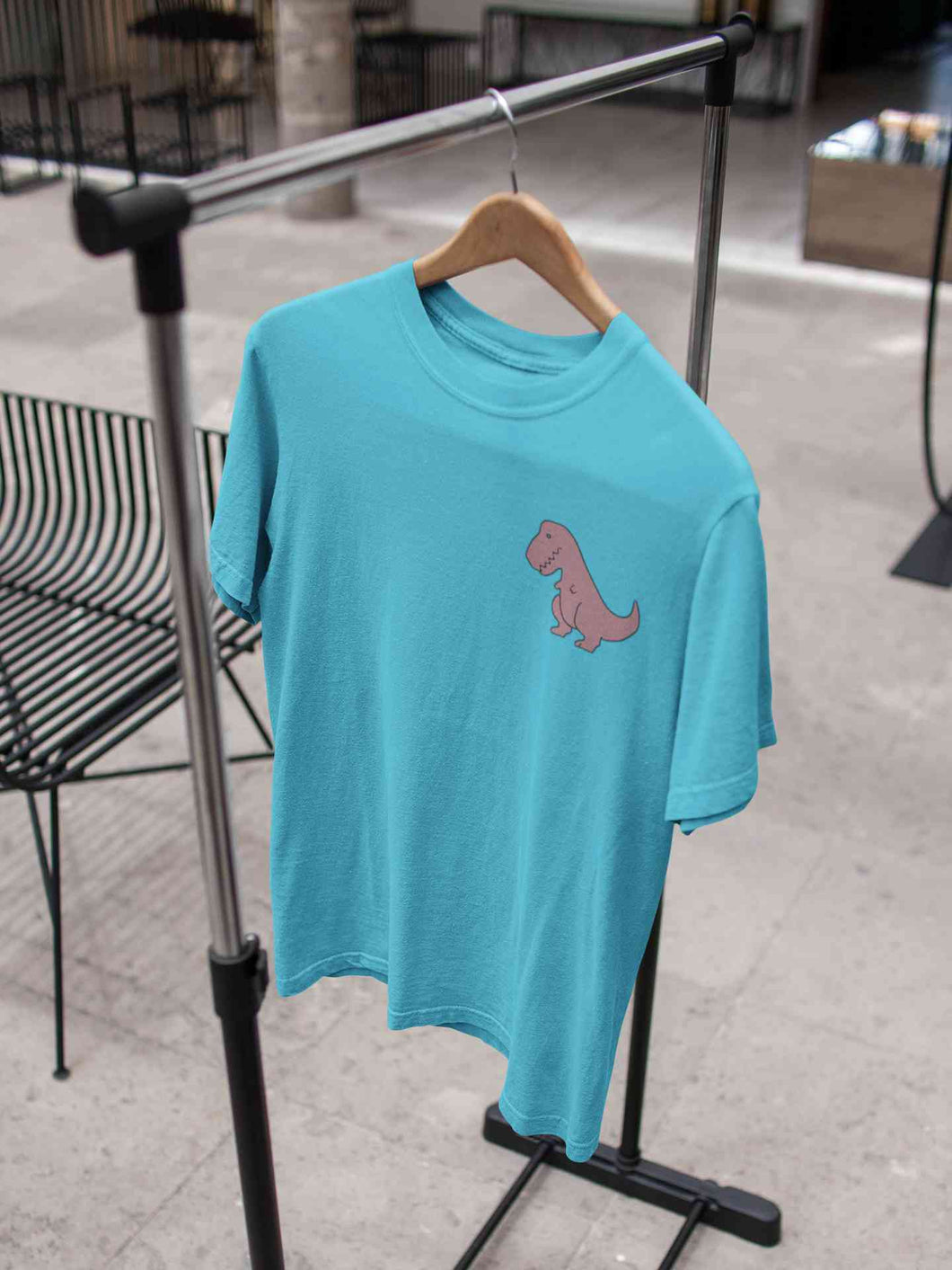 T-Rex Pocket Women Half Sleeves T-shirt- KidsFashionVilla