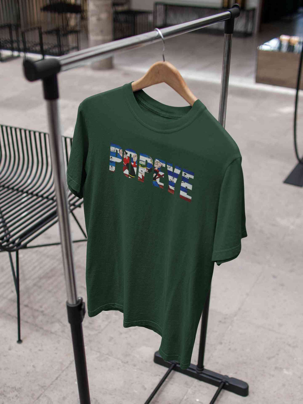 Popeye Mens Half Sleeves T-shirt- KidsFashionVilla