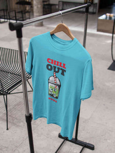 Chill Out Dude Women Half Sleeves T-shirt- KidsFashionVilla