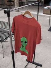 Load image into Gallery viewer, Alien Smoking Women Half Sleeves T-shirt- KidsFashionVilla
