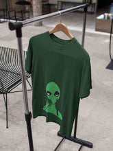 Load image into Gallery viewer, Alien Smoking Women Half Sleeves T-shirt- KidsFashionVilla
