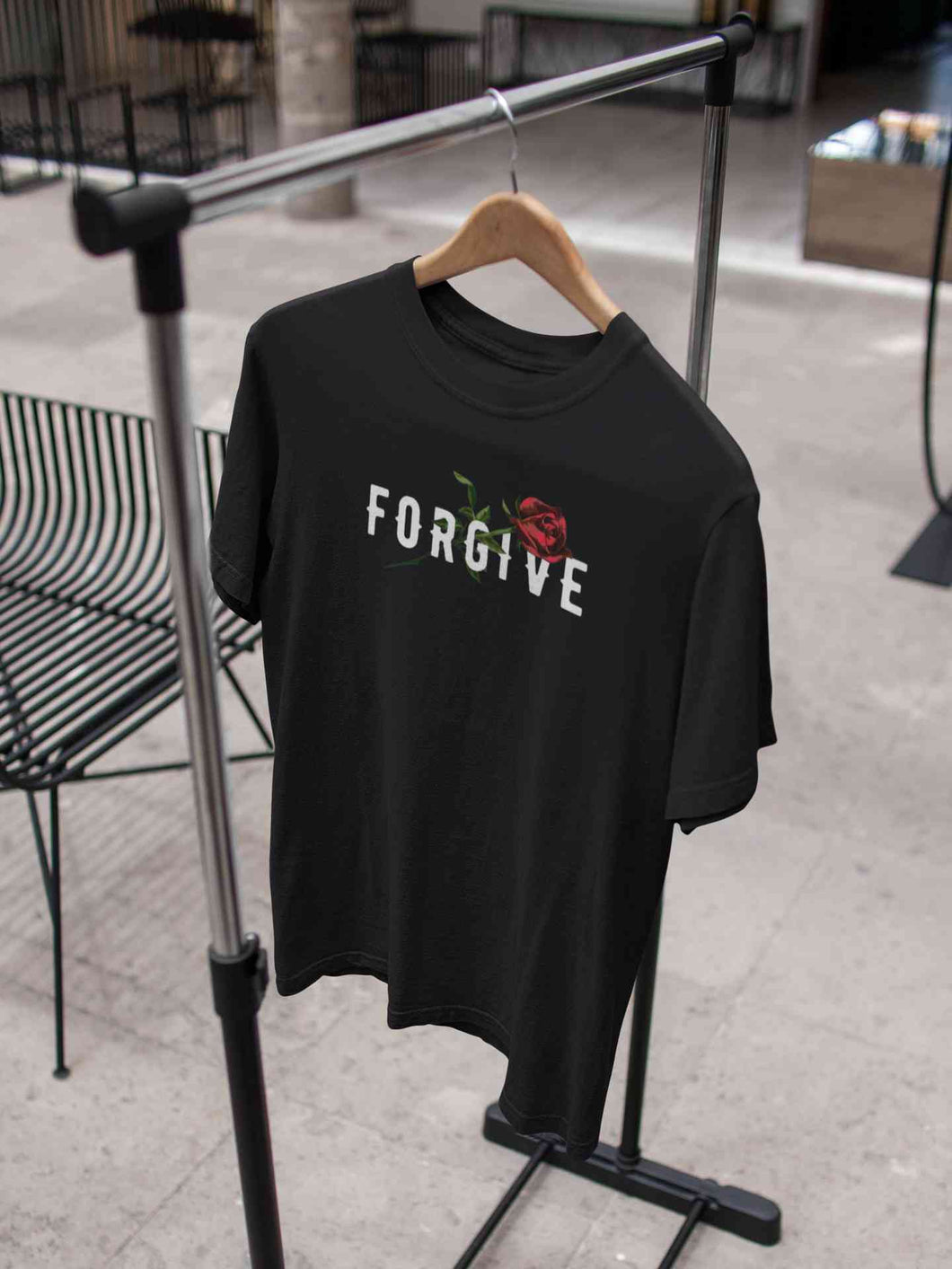 Forgive Mens Half Sleeves T-shirt- KidsFashionVilla