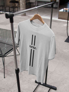 Strip Nasa Women Half Sleeves T-shirt- KidsFashionVilla