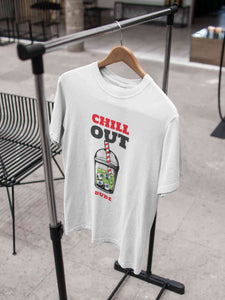 Chill Out Dude Women Half Sleeves T-shirt- KidsFashionVilla