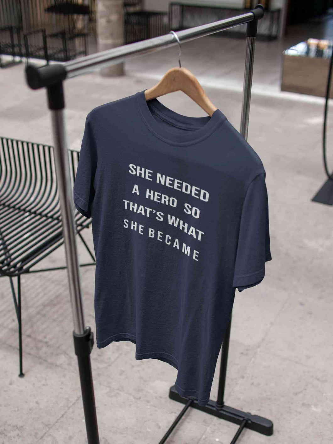 She Needed A Hero Thats What She Became Women Half Sleeves T-shirt- KidsFashionVilla