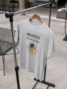 Beer Architect Profession Women Half Sleeves T-shirt- KidsFashionVilla