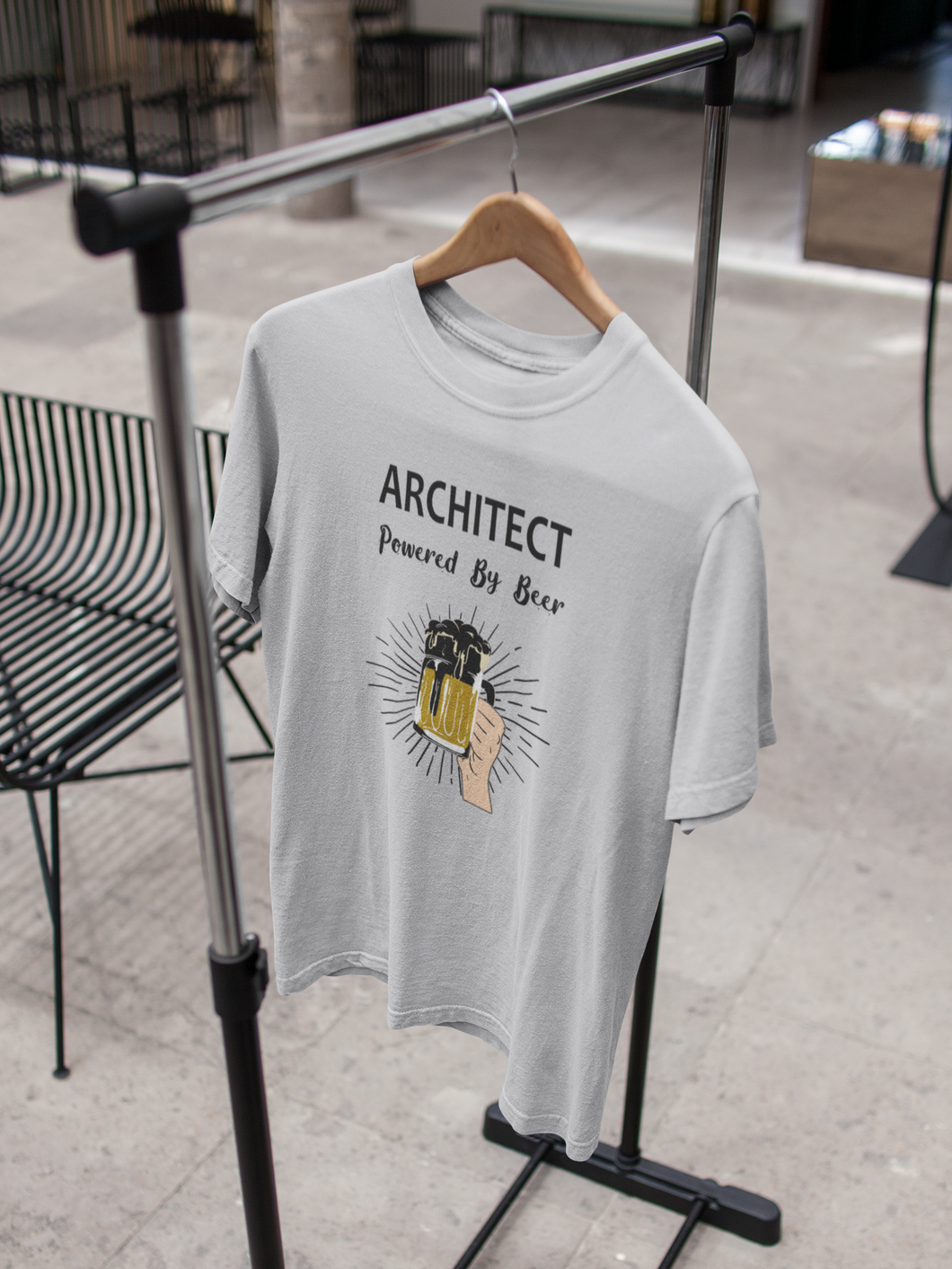 Beer Architect Profession Women Half Sleeves T-shirt- KidsFashionVilla