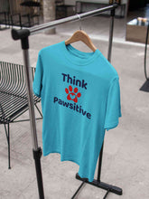 Load image into Gallery viewer, Think Pawsitive Mens Half Sleeves T-shirt- KidsFashionVilla

