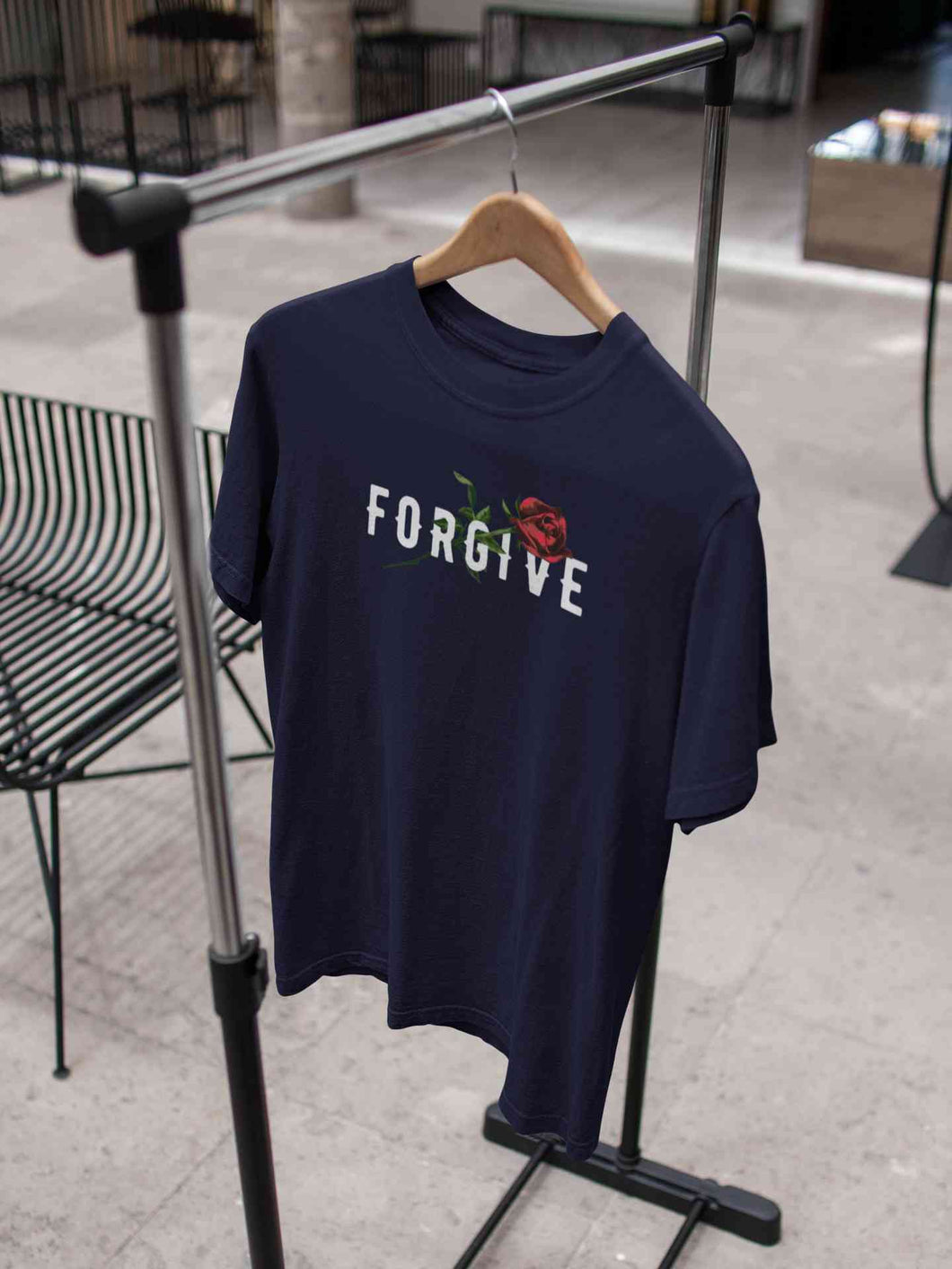 Forgive Mens Half Sleeves T-shirt- KidsFashionVilla