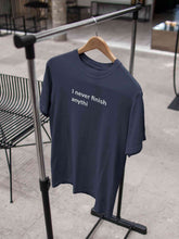 Load image into Gallery viewer, Never Finish Mens Half Sleeves T-shirt- KidsFashionVilla
