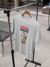 Load image into Gallery viewer, Chill Out Dude Women Half Sleeves T-shirt- KidsFashionVilla
