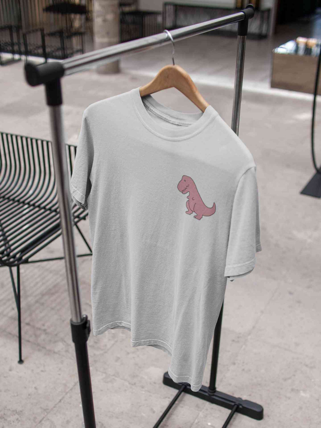 T-Rex Pocket Women Half Sleeves T-shirt- KidsFashionVilla