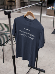 Open Here When You Open My Heart You Will Find Yourself Parineeti Chopra Celebrity T-shirt- KidsFashionVilla