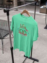 Load image into Gallery viewer, Life Is A Beach Mens Half Sleeves T-shirt- KidsFashionVilla
