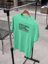 Load image into Gallery viewer, Sometimes You Win Mens Half Sleeves T-shirt- KidsFashionVilla
