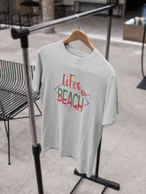 Load image into Gallery viewer, Life Is A Beach Mens Half Sleeves T-shirt- KidsFashionVilla
