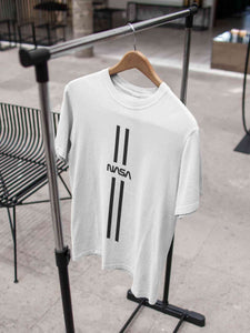 Strip Nasa Women Half Sleeves T-shirt- KidsFashionVilla