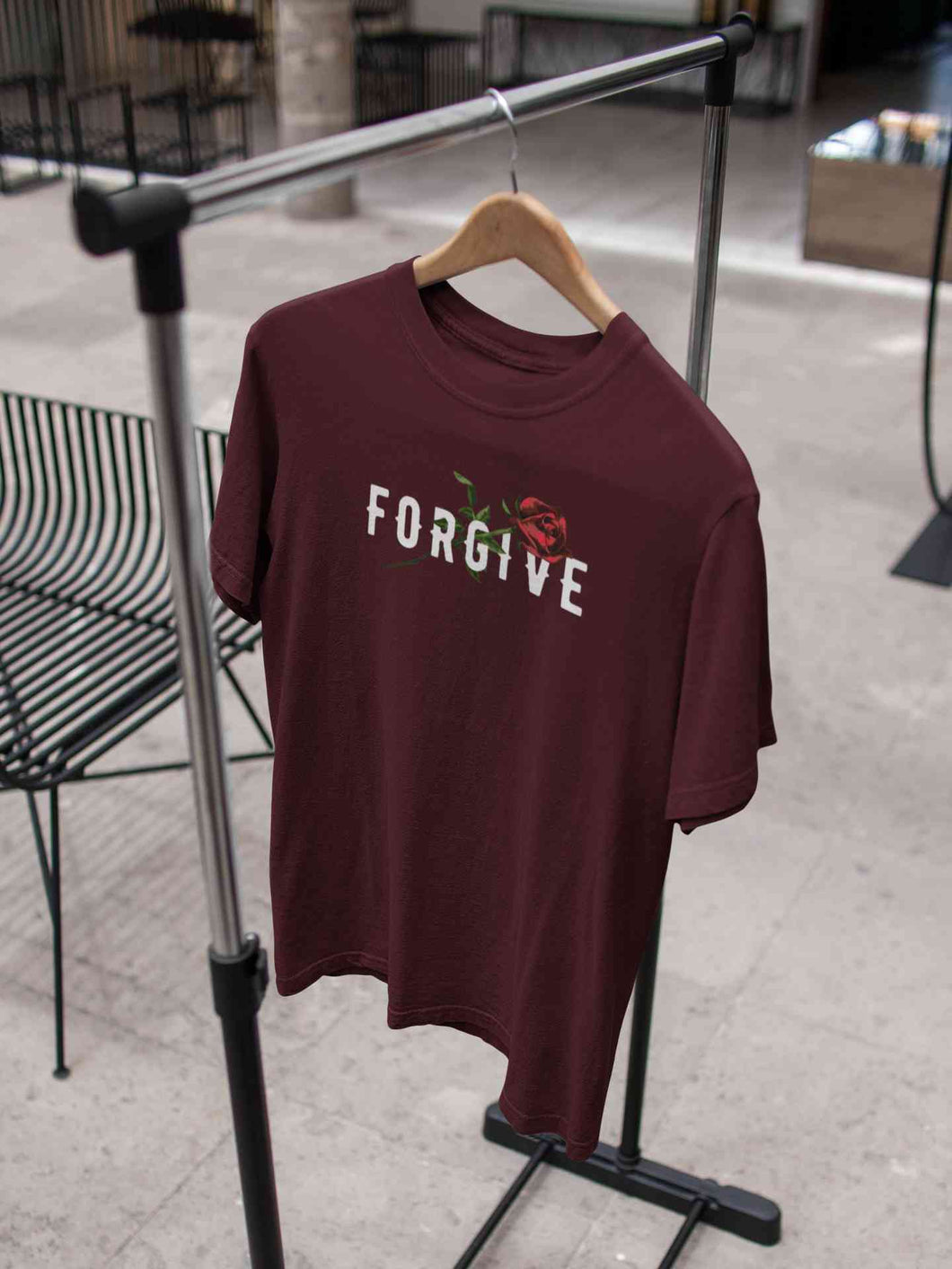 Forgive Mens Half Sleeves T-shirt- KidsFashionVilla