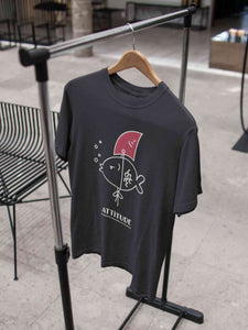 Shark Attitude Mens Half Sleeves T-shirt- KidsFashionVilla
