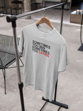 Load image into Gallery viewer, Sometimes You Win Mens Half Sleeves T-shirt- KidsFashionVilla
