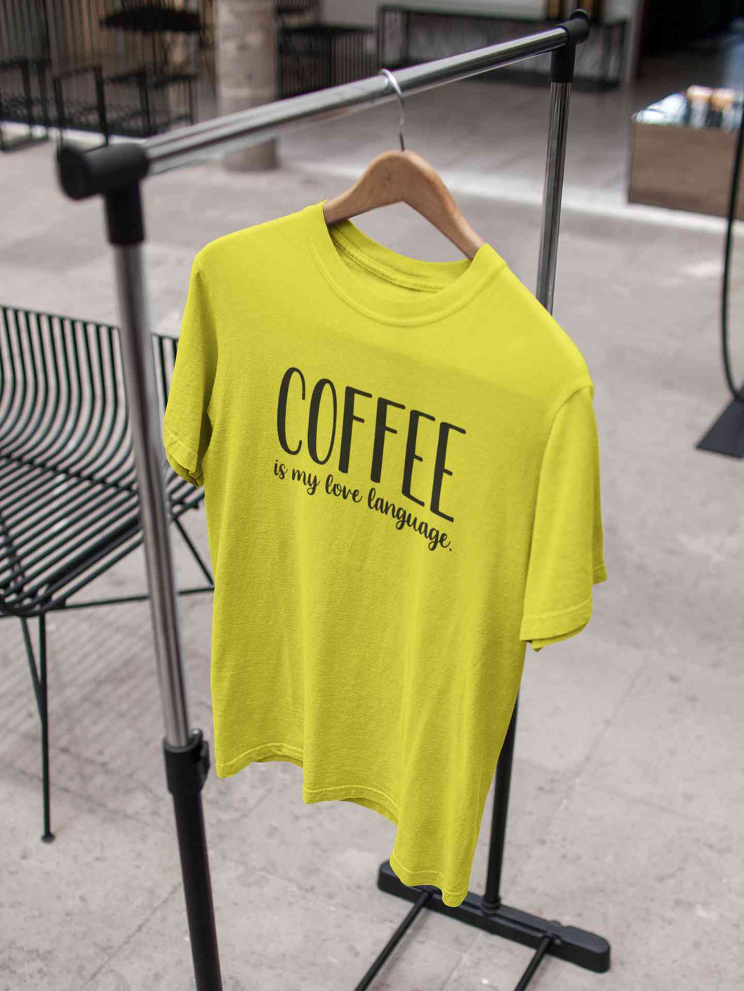 Coffee Is My Love Language Women Half Sleeves T-shirt- KidsFashionVilla