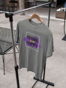 Pretending To Be Happy Mens Half Sleeves T-shirt- KidsFashionVilla