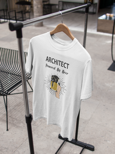 Beer Architect Profession Women Half Sleeves T-shirt- KidsFashionVilla