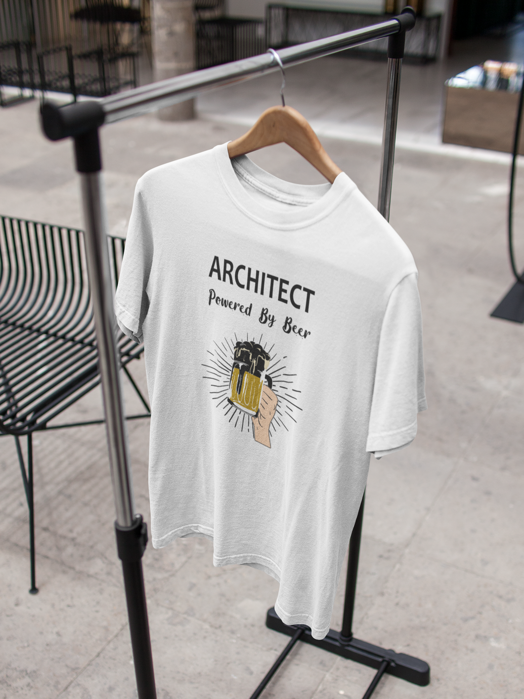 Beer Architect Profession Women Half Sleeves T-shirt- KidsFashionVilla