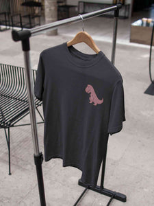 T-Rex Pocket Women Half Sleeves T-shirt- KidsFashionVilla