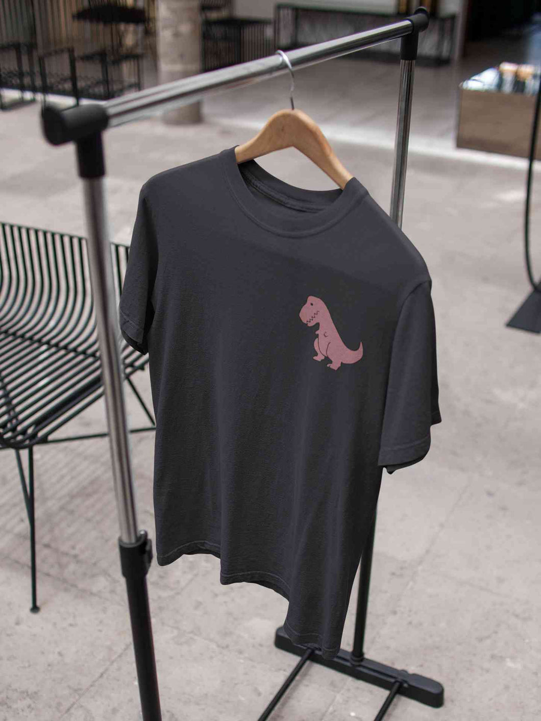 T-Rex Pocket Women Half Sleeves T-shirt- KidsFashionVilla