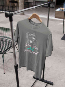 News Quote Mens Half Sleeves T-shirt- KidsFashionVilla