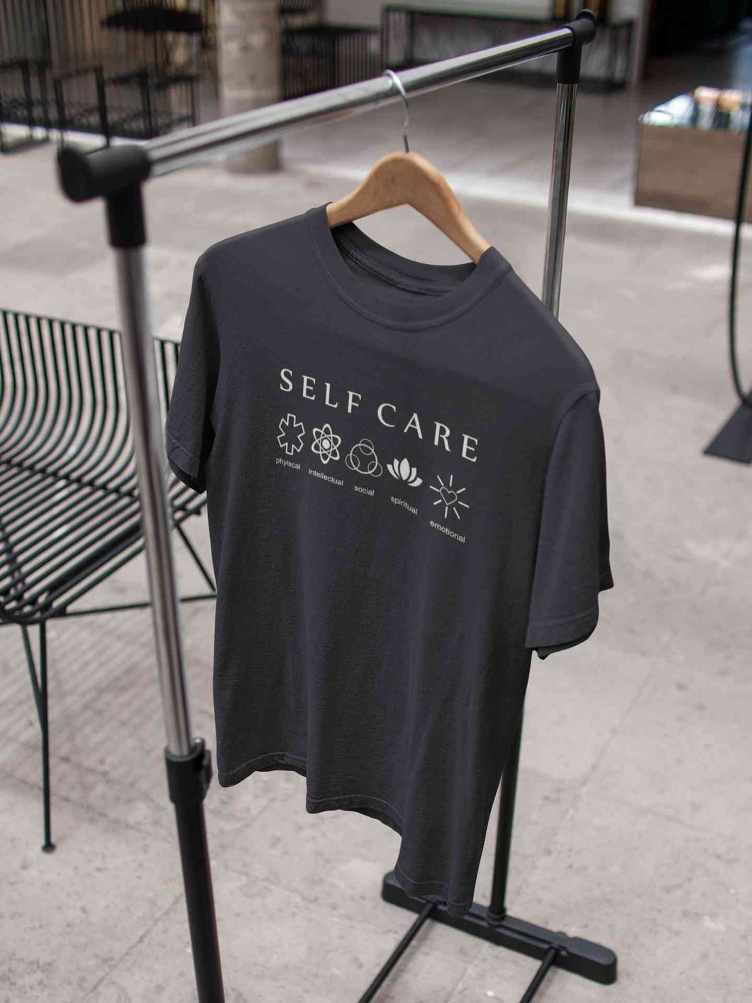 Self Care Women Half Sleeves T-shirt- KidsFashionVilla