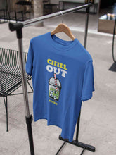 Load image into Gallery viewer, Chill Out Dude Women Half Sleeves T-shirt- KidsFashionVilla
