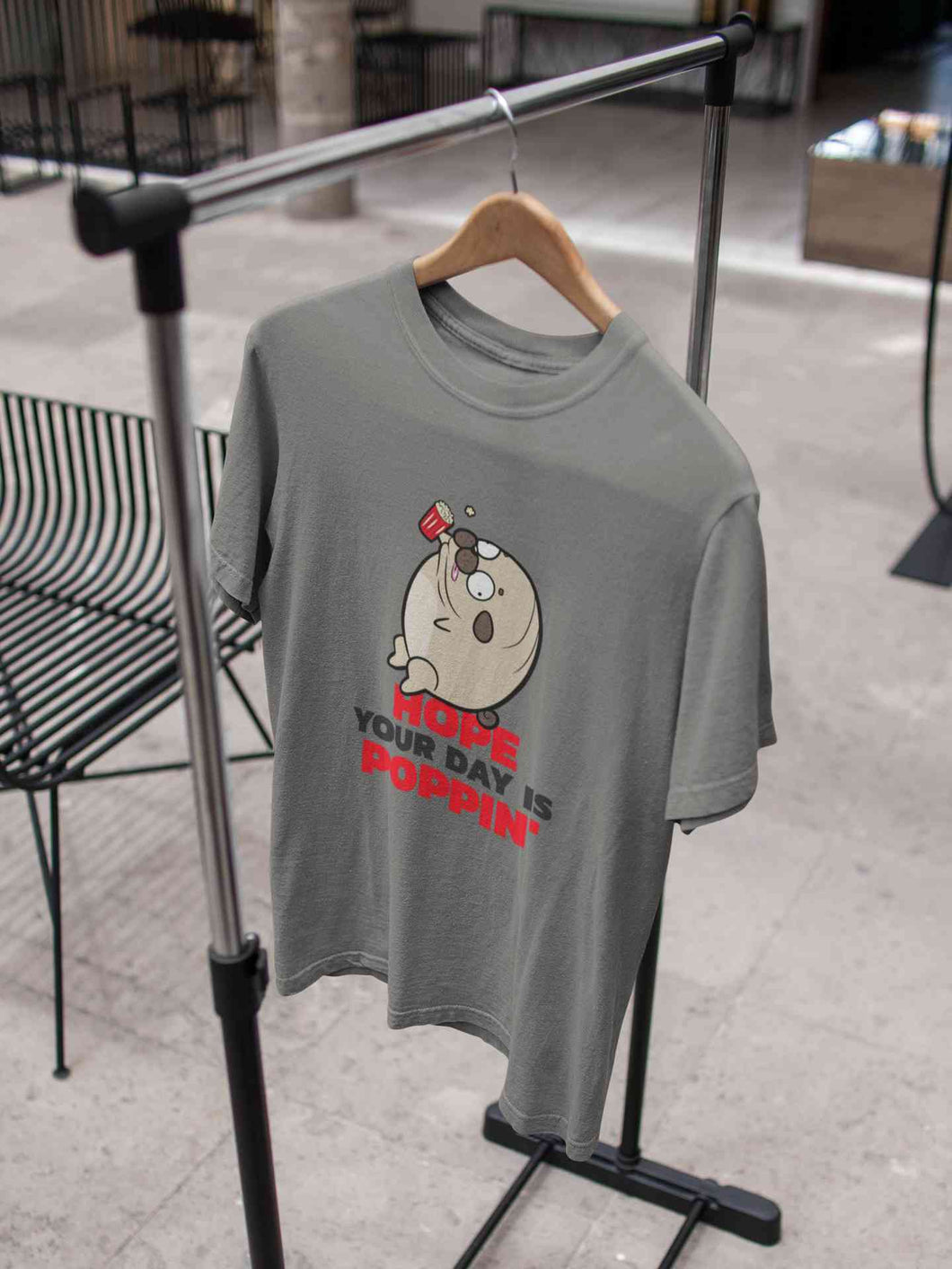 Hope Your Day Is Popin Funny Mens Half Sleeves T-shirt- KidsFashionVilla