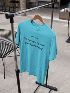 Open Here When You Open My Heart You Will Find Yourself Parineeti Chopra Celebrity T-shirt- KidsFashionVilla