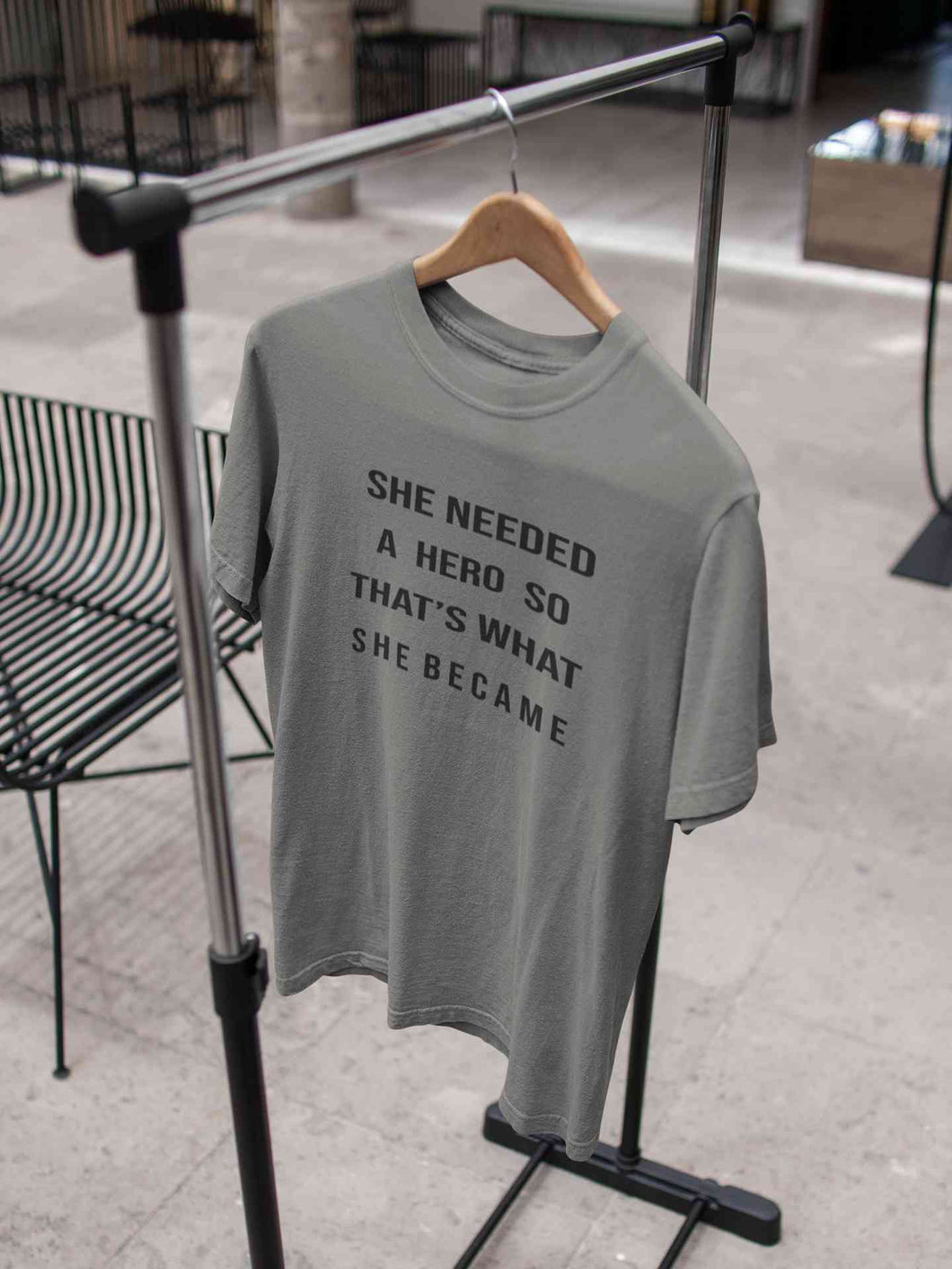 She Needed A Hero Thats What She Became Women Half Sleeves T-shirt- KidsFashionVilla