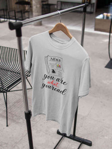 News Quote Mens Half Sleeves T-shirt- KidsFashionVilla