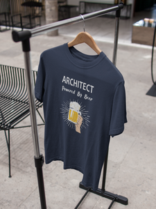 Beer Architect Profession Women Half Sleeves T-shirt- KidsFashionVilla