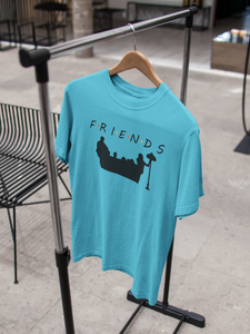 Friends Web Series Women Half Sleeves T-shirt- KidsFashionVilla