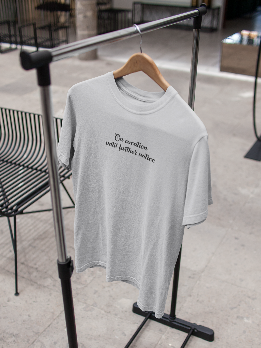 On Vacation Until Further Notice Quotes Mens Half Sleeves T-shirt- KidsFashionVilla