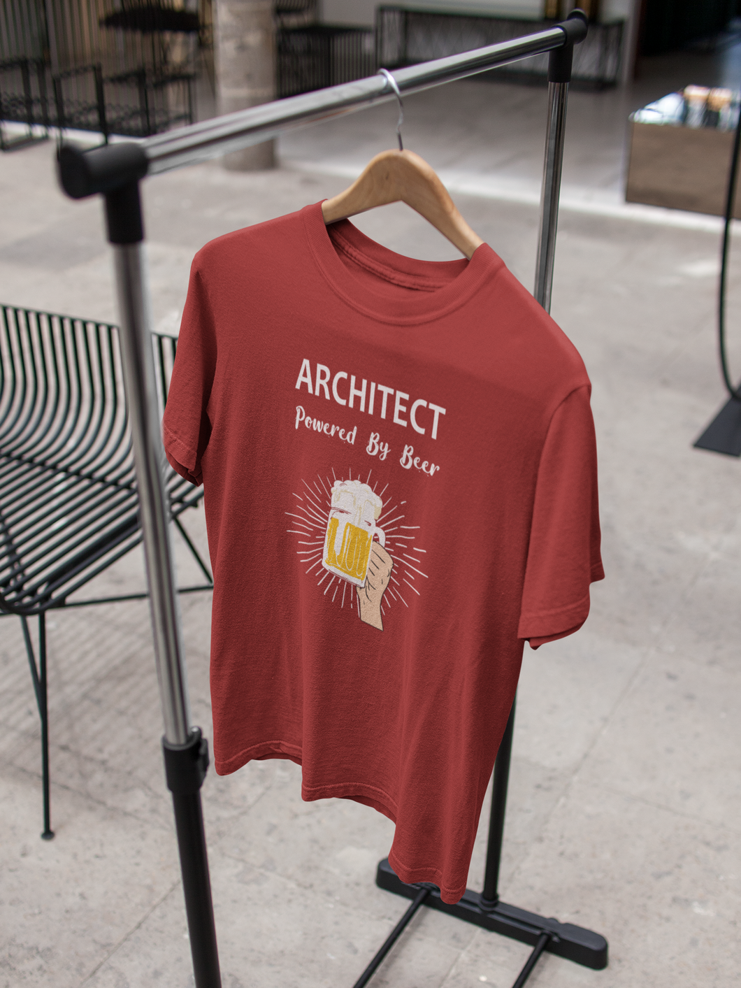Beer Architect Profession Women Half Sleeves T-shirt- KidsFashionVilla